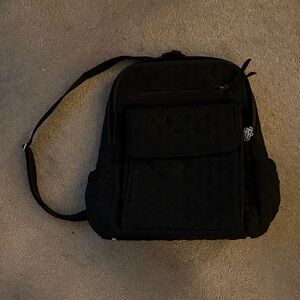 Vera Bradley Black Quilted Baby Bag